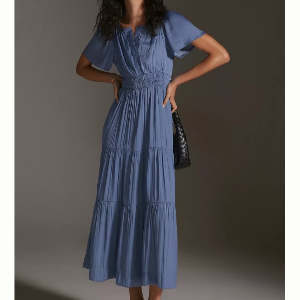 EUC Anthropologie Somerset Maxi Dress 💙